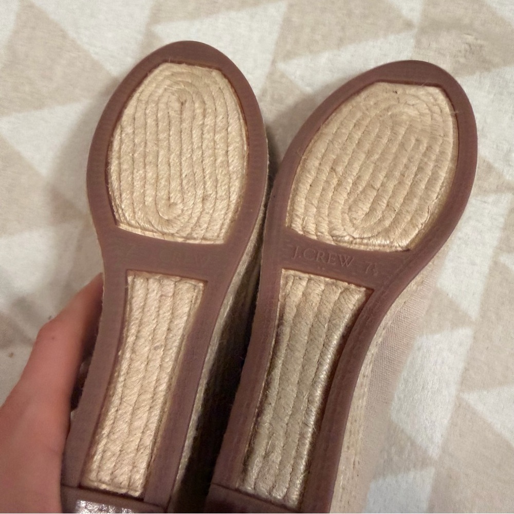 J crew Canvas espadrille wedges - Picture 5 of 5